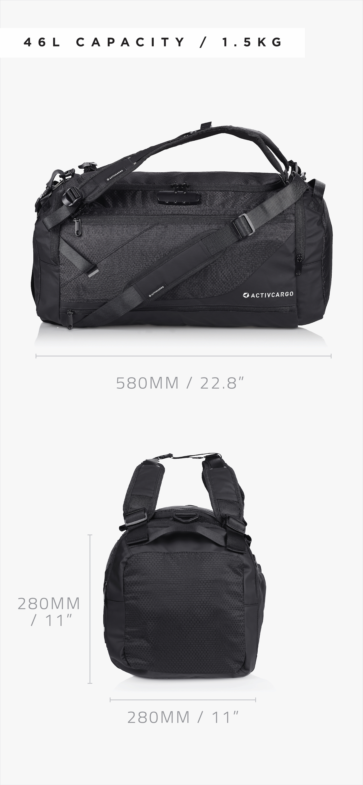 anti-theft sports bag,anti theft sports bag, anti theft sports bag, activcargo tribal, fear less activ maxx